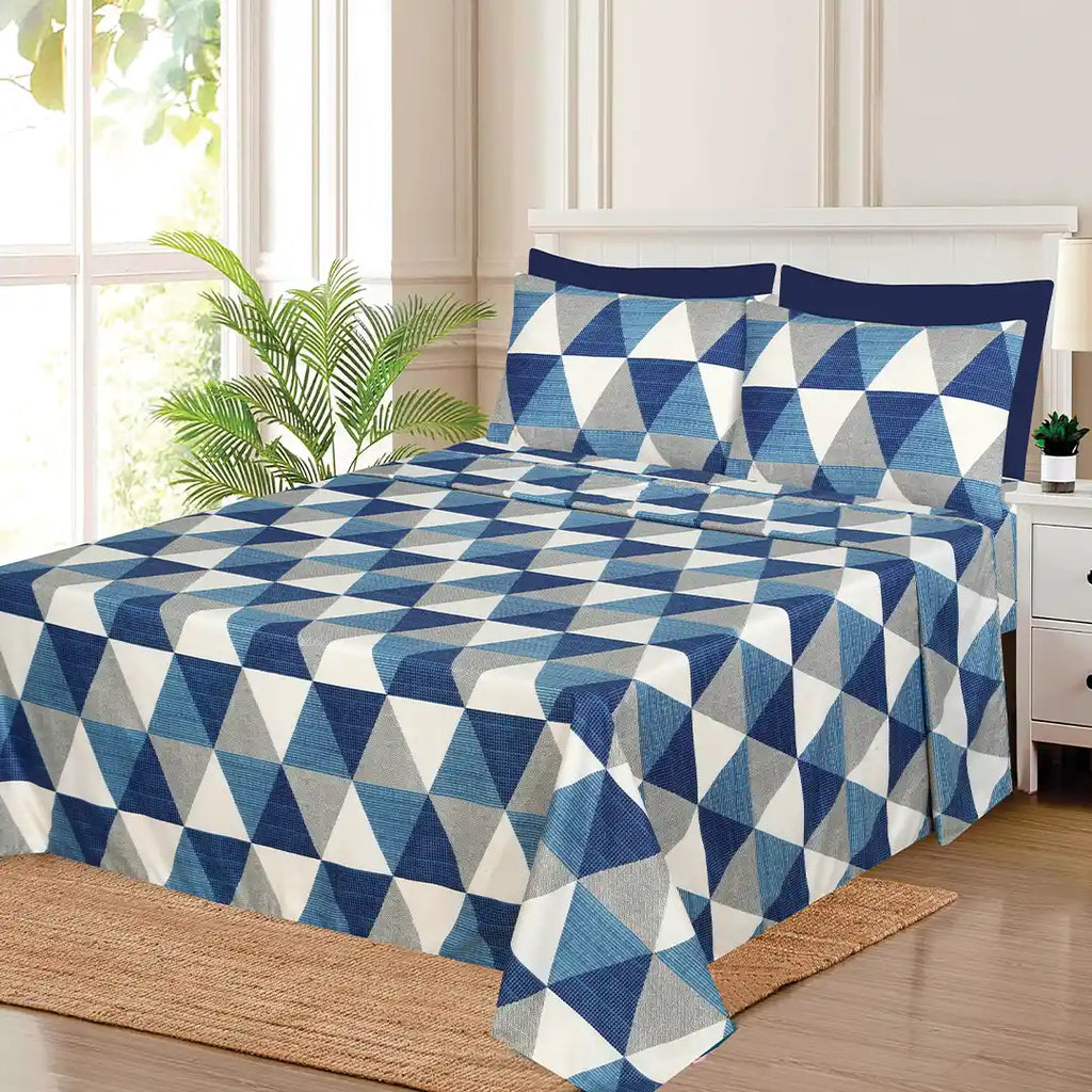 WHOLESALE 6 PCS PRINTED BEDSHEET SET (8000S)-C$195.00