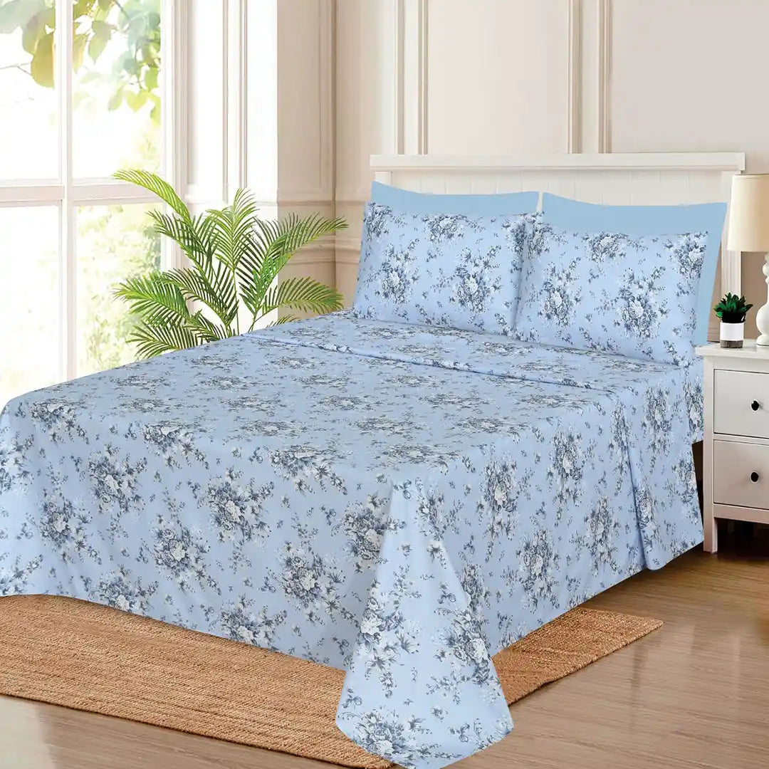 WHOLESALE 6 PCS PRINTED BEDSHEET SET (8000S)-C$215.00
