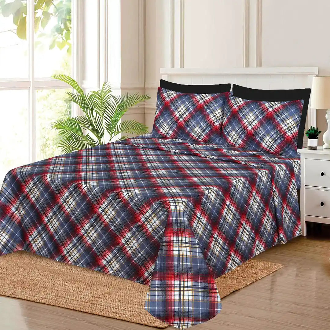 WHOLESALE 6 PCS PRINTED BEDSHEET SET (8000S)-C$195.00