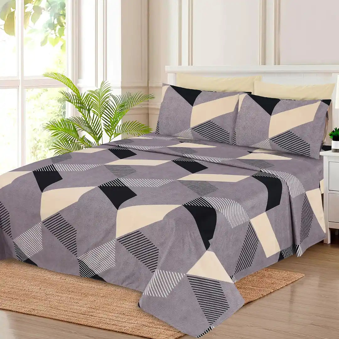 WHOLESALE 6 PCS PRINTED BEDSHEET SET (8600S)-C$215.00