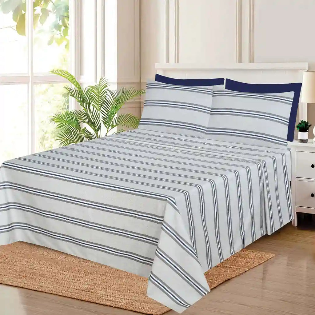 WHOLESALE 6 PCS PRINTED BEDSHEET SET (8000S) -C$195.00