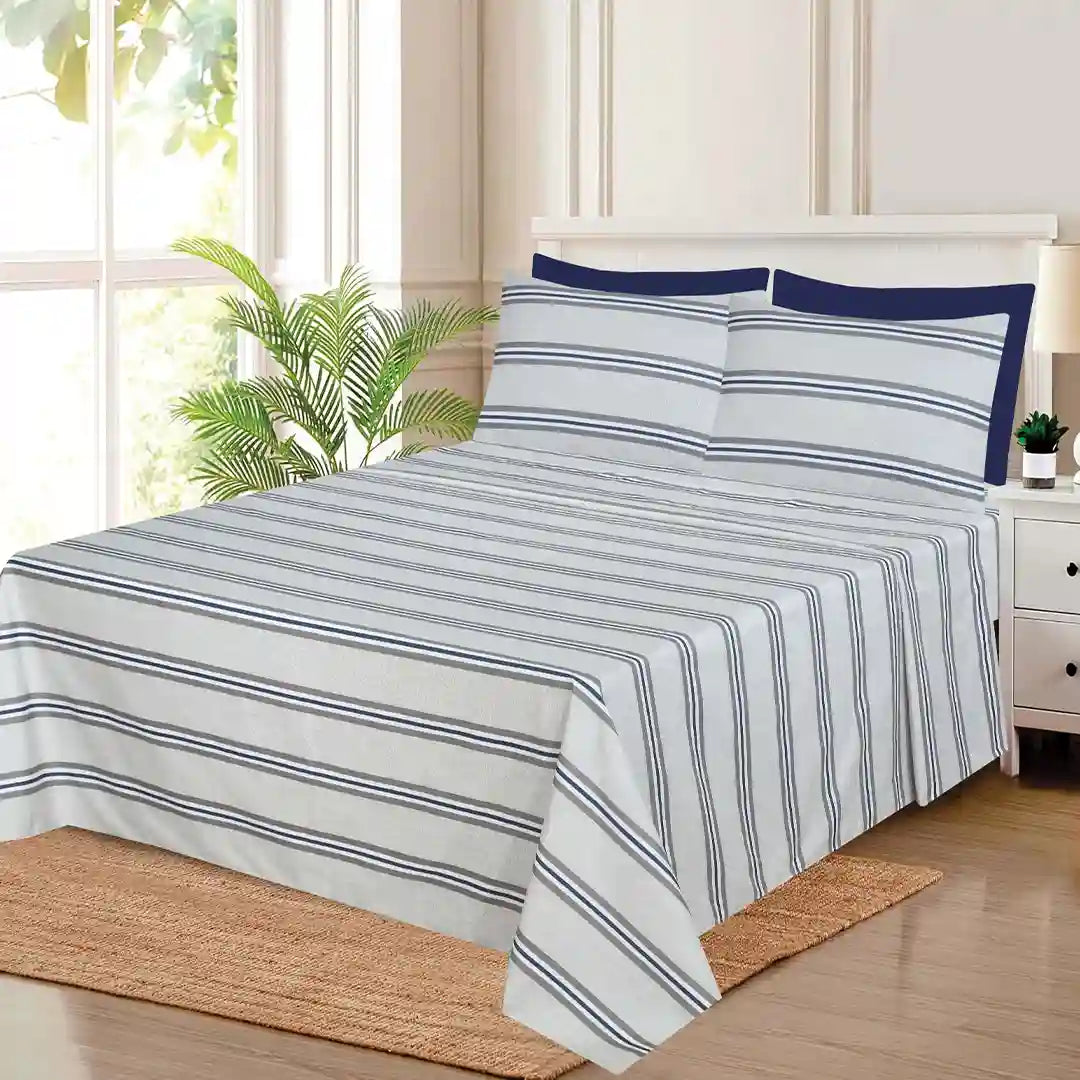 WHOLESALE 6 PCS PRINTED BEDSHEET SET (8000S) -C$195.00