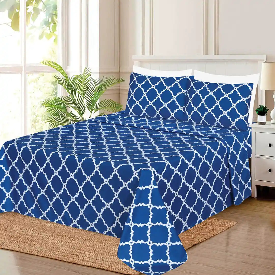 WHOLESALE 6 PCS PRINTED BEDSHEET SET (8000S)-C$215.00