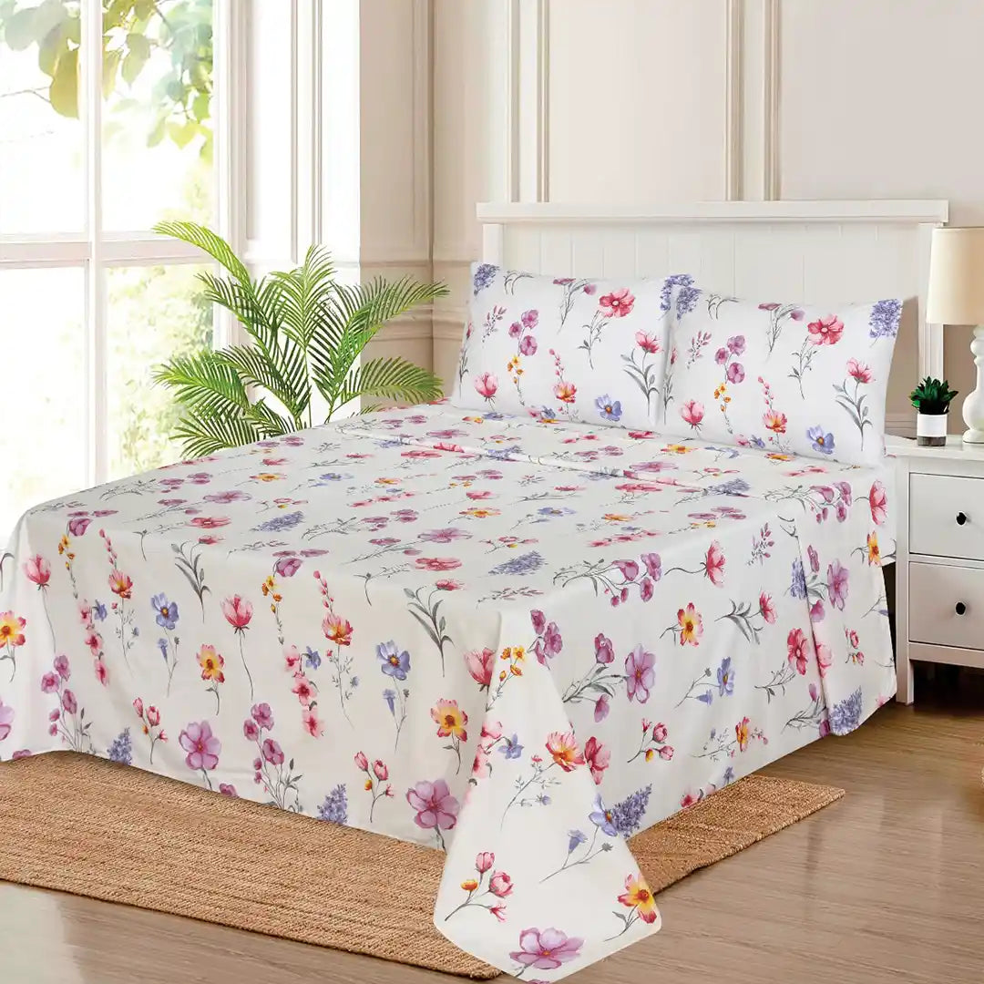 WHOLESALE 6 PCS PRINTED BEDSHEET SET (8000S) -C$195.00