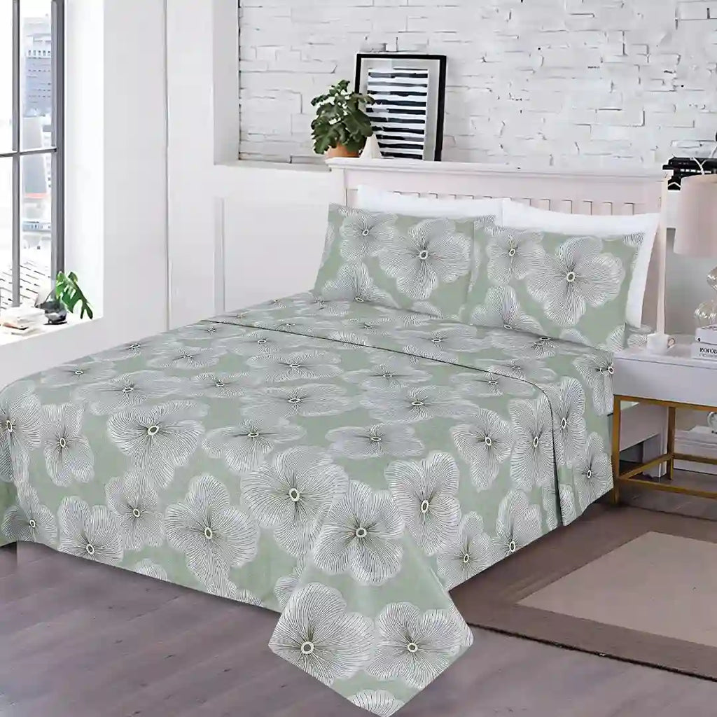 WHOLESALE 6 PCS PRINTED BEDSHEET SET (8600S)-C$215.00