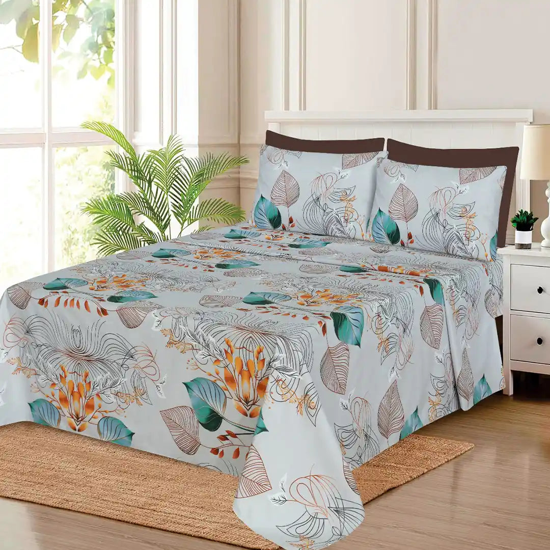 WHOLESALE 6 PCS PRINTED BEDSHEET SET (8000S)-C$215.00