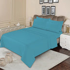 WHOLESALE 6 PCS DYED STRIPED SHEET SET (4000S) — Bulk Case With 12 Unique Designs