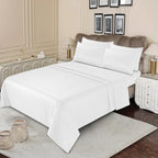 WHOLESALE 6 PCS DYED STRIPED SHEET SET (4000S) — Bulk Case With 12 Unique Designs