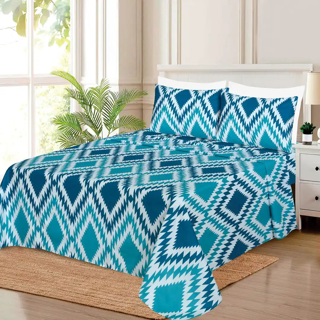 WHOLESALE 6 PCS PRINTED BEDSHEET SET (8000S) -C$195.00