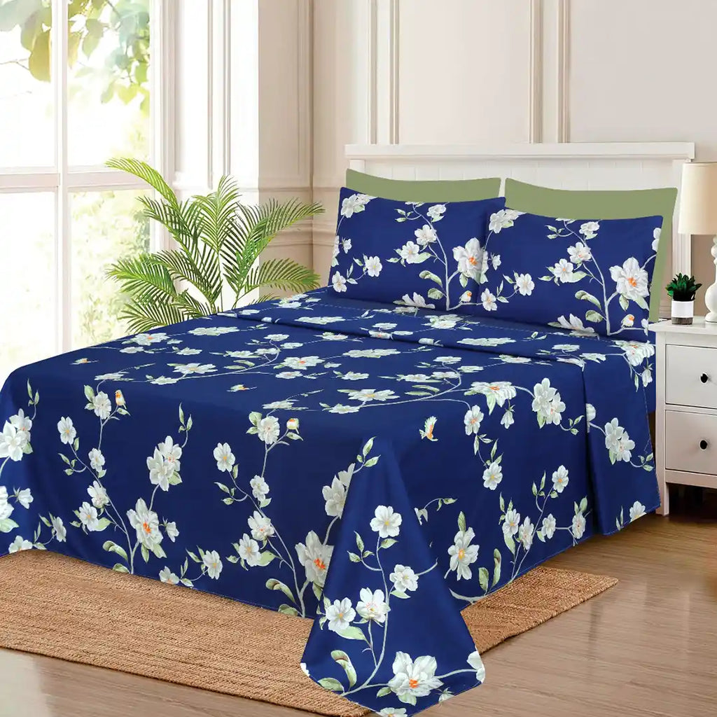 WHOLESALE 6 PCS PRINTED BEDSHEET SET (8000S)-C$215.00