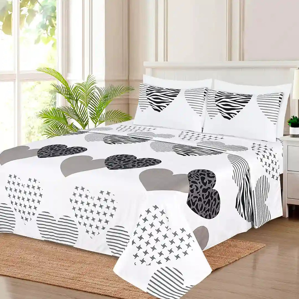 WHOLESALE 6 PCS PRINTED BEDSHEET SET (8000S) -C$195.00