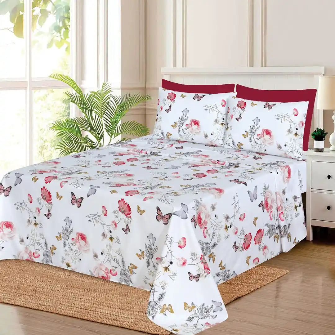 WHOLESALE 6 PCS PRINTED BEDSHEET SET (8000S)-C$215.00