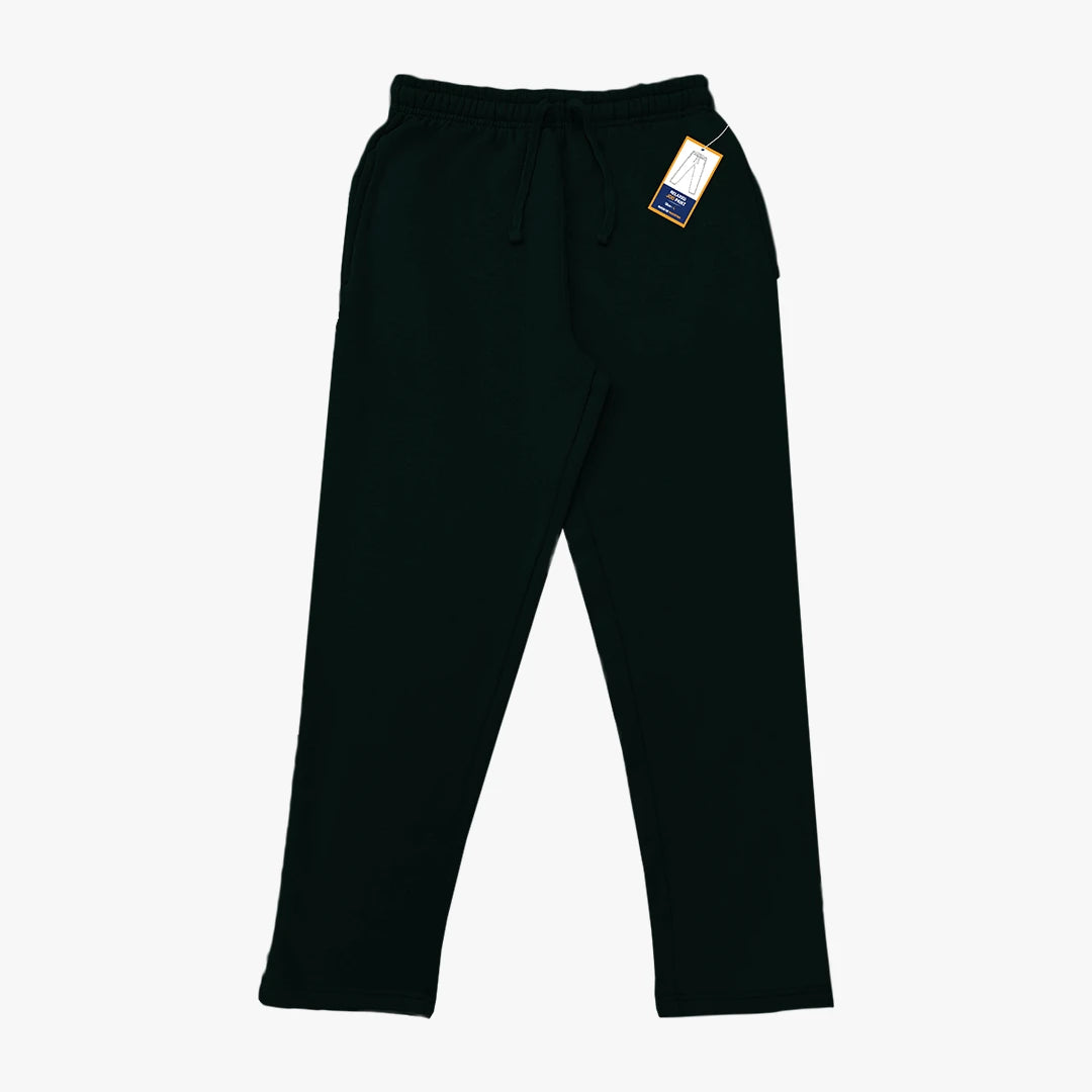 Black Open Bottom Trouser