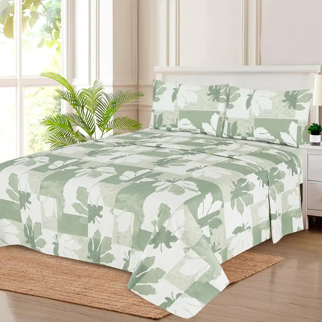 3 PCS FITTED SHEET SET (2900S)-BULK CASE WITH 12 UNIQUE DESIGNS