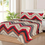 3 PCS FITTED SHEET SET (2900S)-BULK CASE WITH 12 UNIQUE DESIGNS